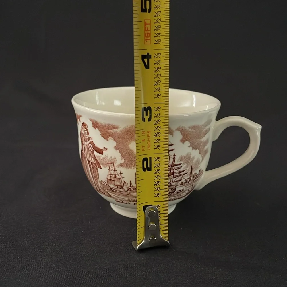 Fair Winds Alfred Meakin Staffordshire Brown Transferware - England